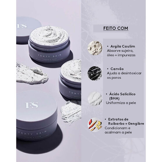 Máscara Facial Fenty Skin Cookies N Clean Pore Detox